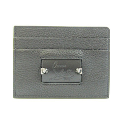 Christian Louboutin 3185055 Leather Card Case Black