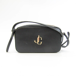 Jimmy Choo Women's Leather Shoulder Bag Black
