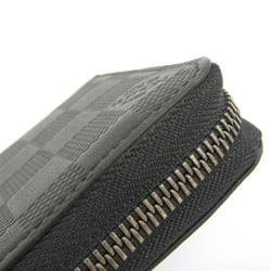 Louis Vuitton Damier Infini Zippy Wallet Vertical N63548 Men's Damier Infini Long Wallet (bi-fold) Onyx