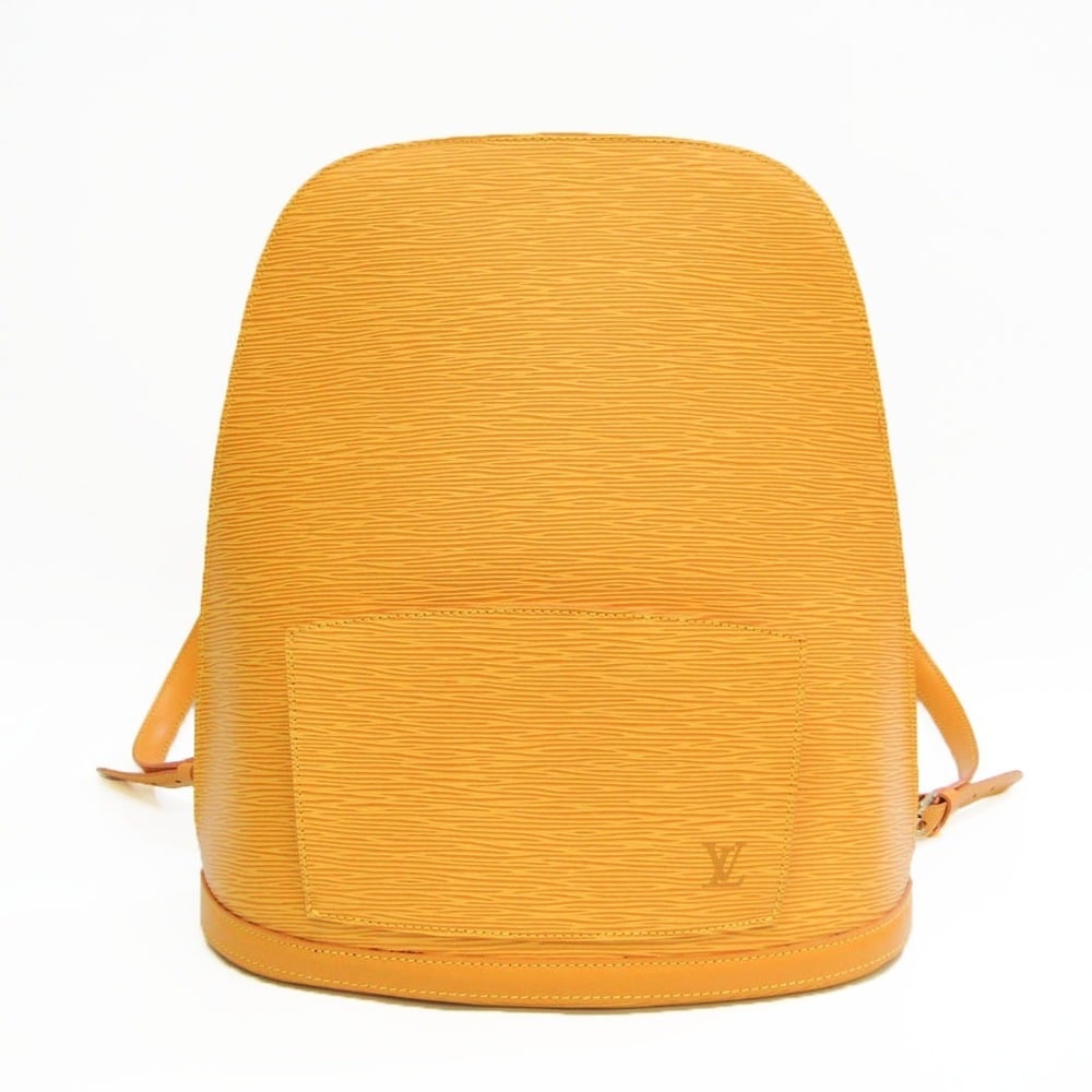 Louis Vuitton, Bags, Louis Vuitton Lv Logo Gobelin Backpack Bag Epi  Leather Brown