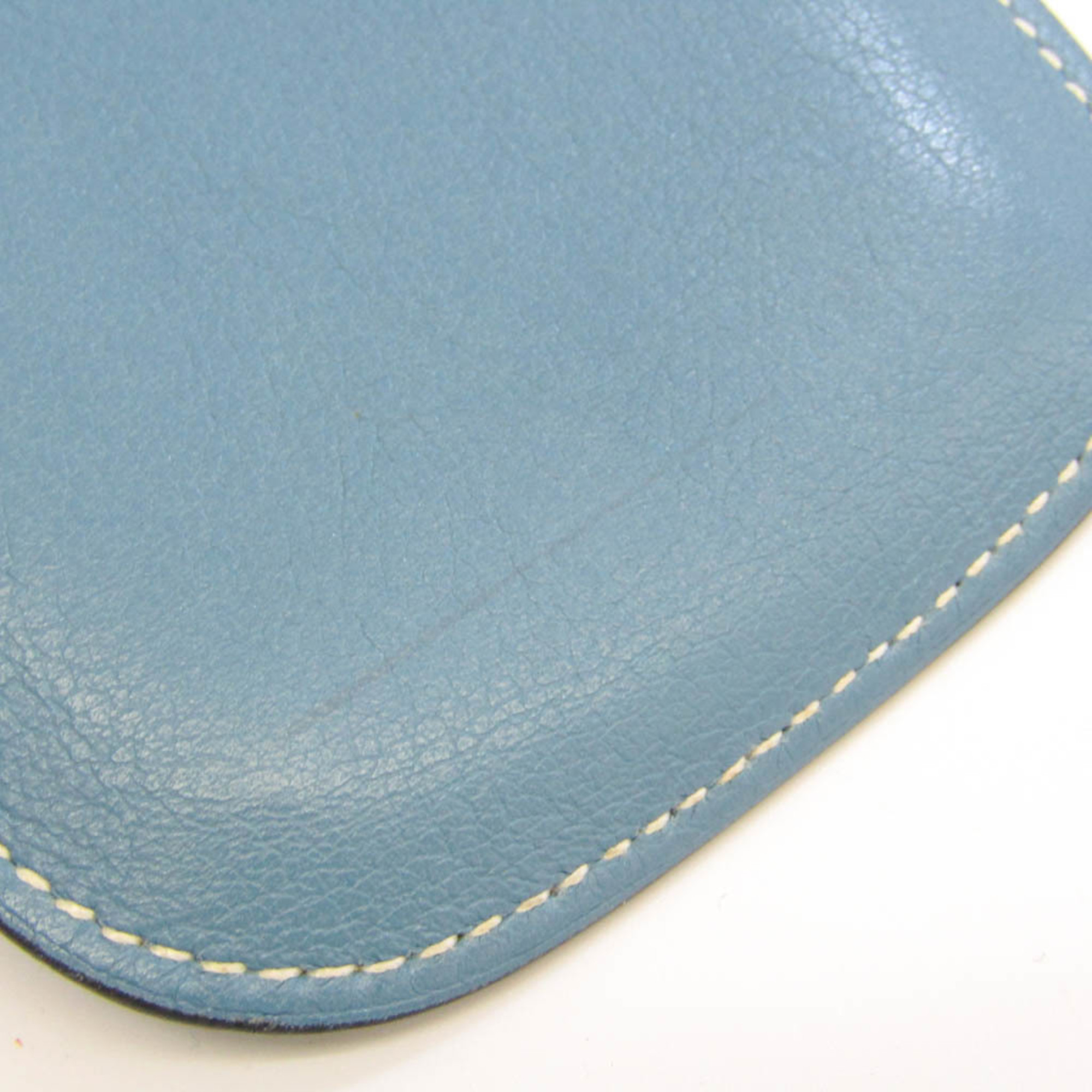 Hermes Leather Phone Pouch/sleeve Blue Jean BLACKBERRY blackberry case
