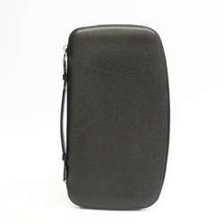 Louis Vuitton Taiga Organizer Atoll Travel Case M30652 Men's Taiga Leather Long Wallet (bi-fold) Ardoise