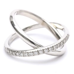 Mikimoto Diamond Ring White Gold (18K) Fashion Diamond Band Ring Carat/0.18 Silver