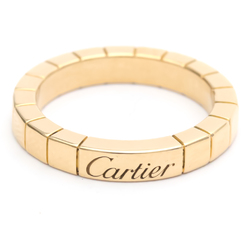 Polished CARTIER Lanieres #49 18K Pink Gold PG Band Ring BF555180