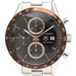 Polished TAG HEUER Carrera Chronograph Steel Automatic Watch CV2013 BF553736