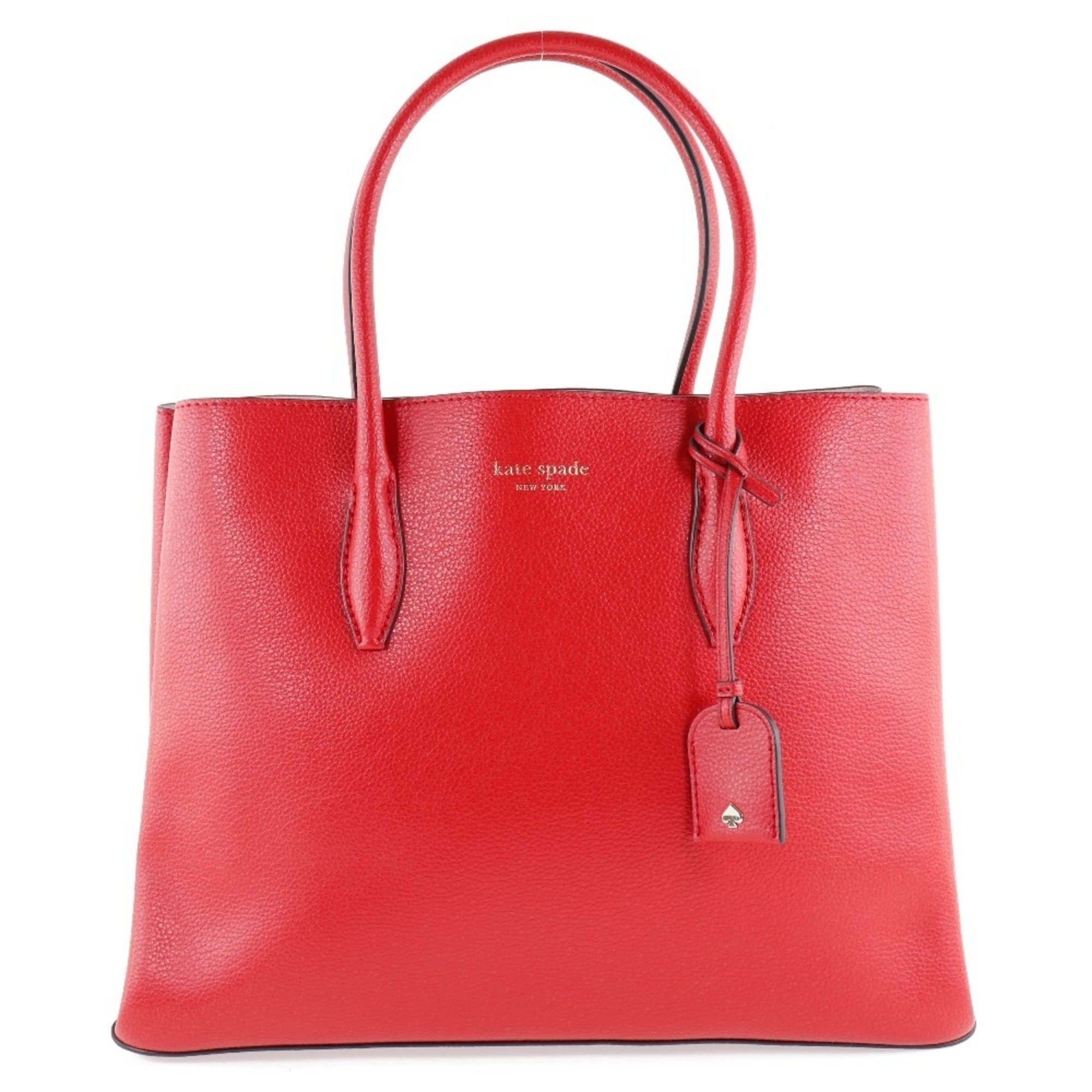 Kate Spade Medium Satchel Eva WKRU5696 Leather Red Ladies Tote Bag
