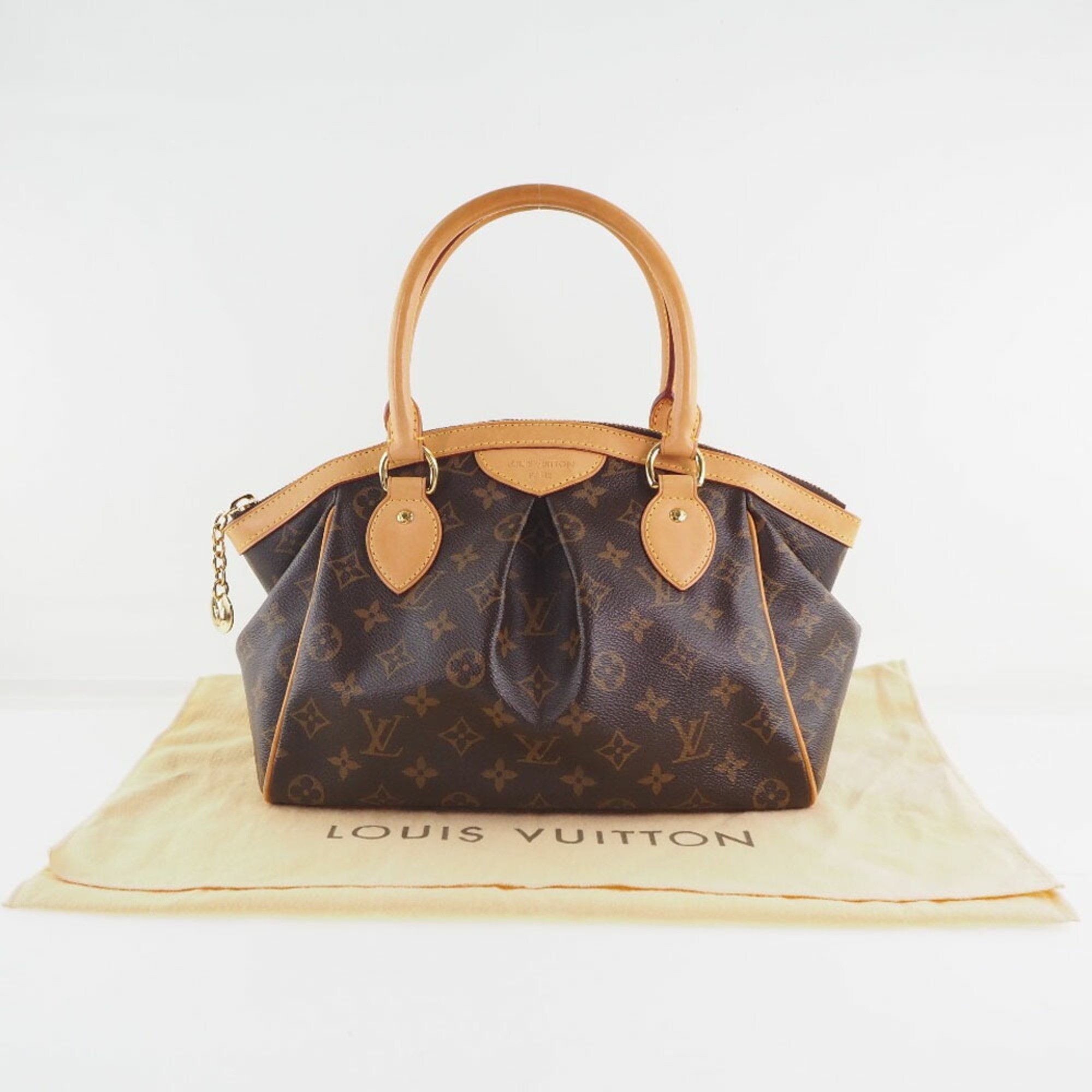 Louis Vuitton Tivoli PM M40143 Monogram Canvas Brown AR1079 Women's Handbag