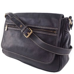 celine calf black ladies shoulder bag