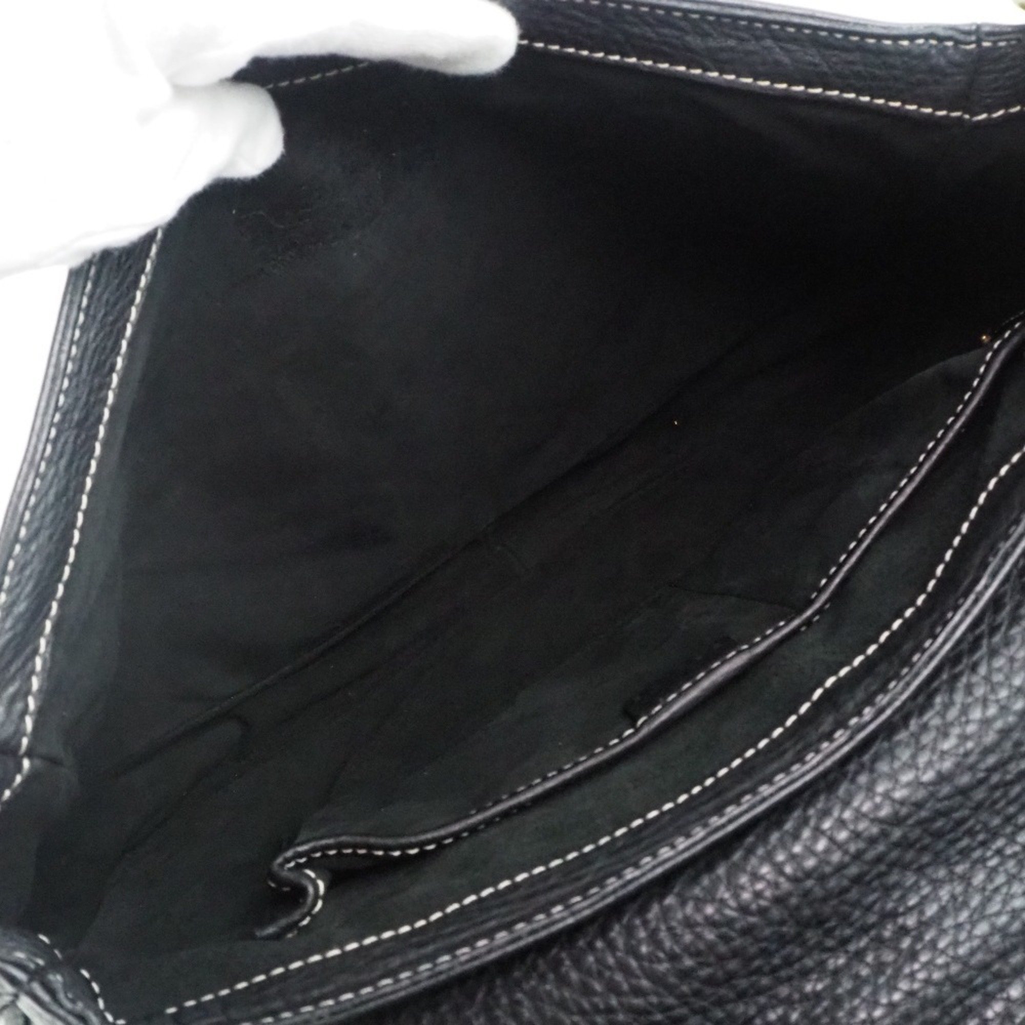 celine calf black ladies shoulder bag