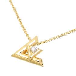 Louis Vuitton LOUIS VUITTON Necklace Women's 750YG Diamond Pandantif LV  Volt One PM Yellow Gold Q93805 Polished