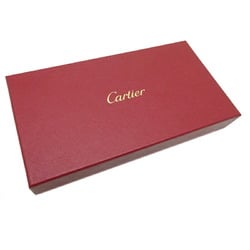 Cartier Mastline Long Wallet Women's Leather Bordeaux (Red)