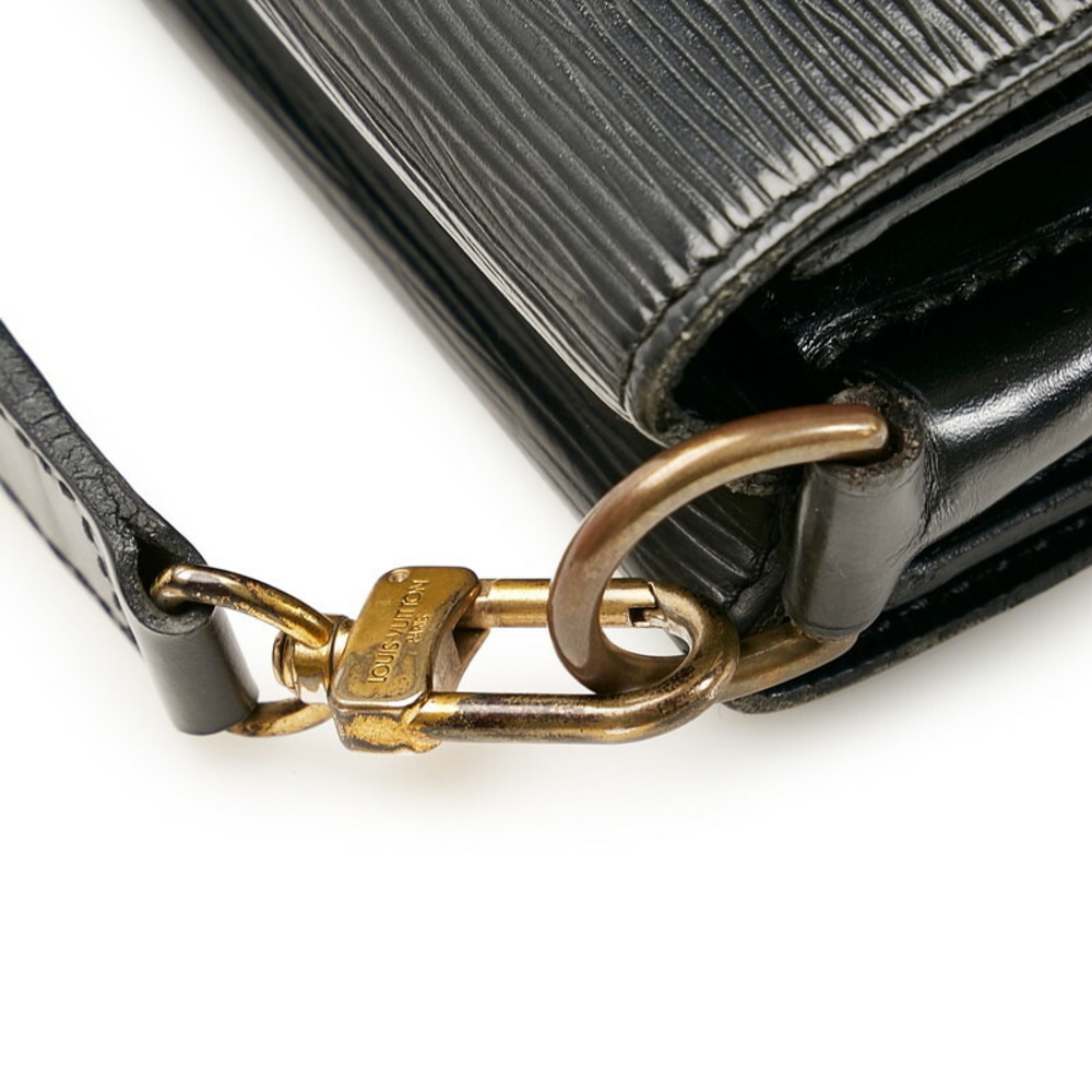 LOUIS VUITTON Louis Vuitton Epi Pont Neuf M52052 MI0928 Noir Black Handbag  Mini Boston Gold Hardware Leather Ladies