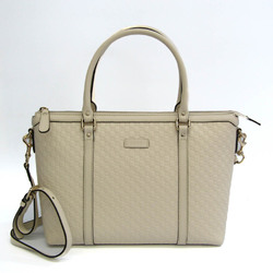 Gucci MicroGuccissima 449656 Women's Micro GG Leather Handbag,Shoulder Bag Off-white