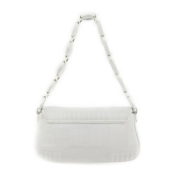 BALLY Barry shoulder bag leather white system stitch one semi-shoulder