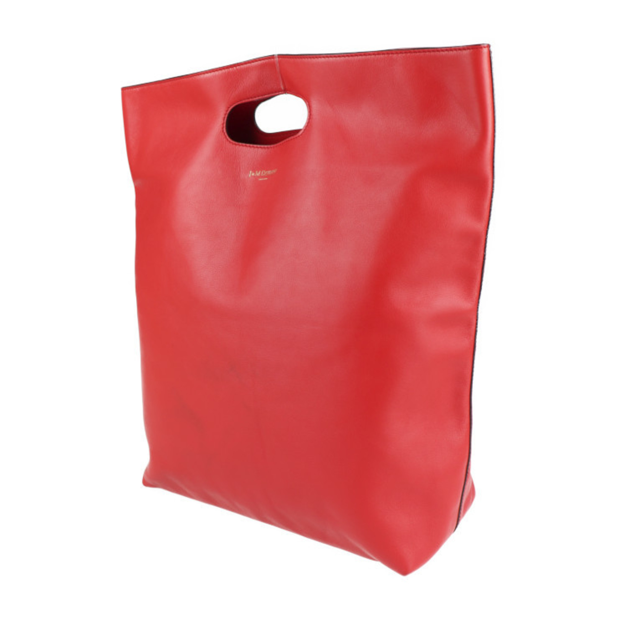 J&M Davidson Jay and M IRIS Iris Handbag Leather Red 2WAY Folding Clutch Bag