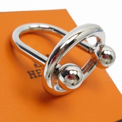 Hermes HERMES scarf ring satellite silver metal material