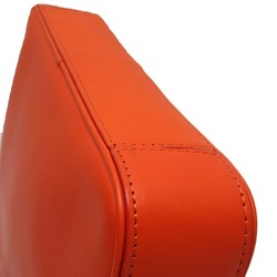 Celine CELINE clutch bag second orange leather