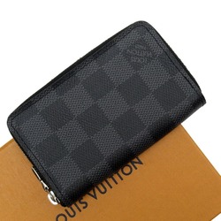 Louis Vuitton Damier Ebene Zippy Coin Purse N63070-black