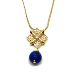 Christian Dior K18YG 5P diamond necklace 6.9g