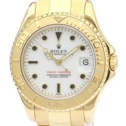 ROLEX Yacht-Master Serial W 18K Yellow Gold Automatic Mens Watch 68628 BF554581