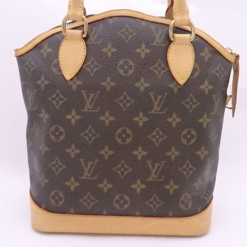 Louis Vuitton Monogram Lockit Handbag M40102 Brown PVC Leather