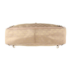 GUCCI Gucci tote bag 141472 GG canvas leather pink gold handbag