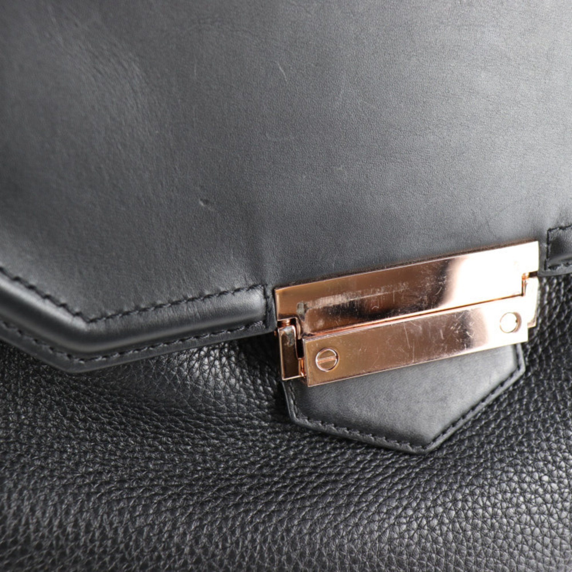 Alexander Wang Prisma Backpack/Daypack 204076 Leather Black Pink Gold Hardware Backpack