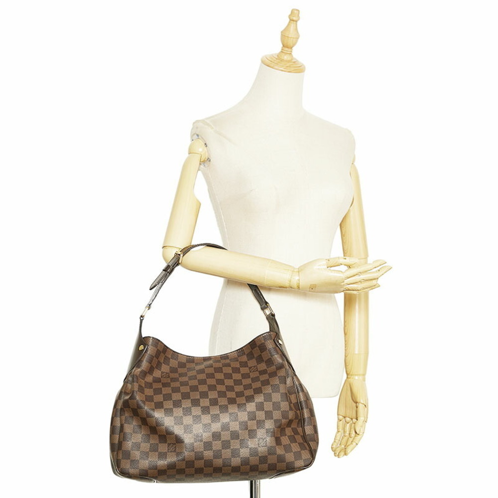 Pre-Owned LOUIS VUITTON Louis Vuitton Damier Regia Brown N63542 Ladies  Canvas One Shoulder Bag (Good) 