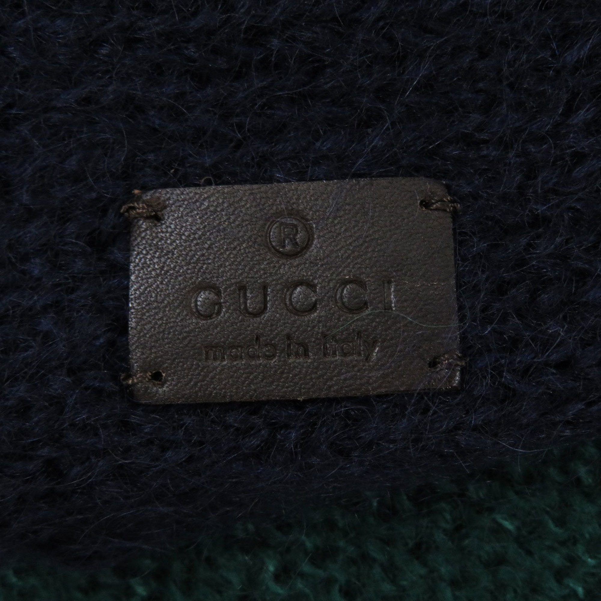 Gucci 3 color muffler mohair silk unisex GUCCI