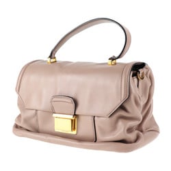 Miu Miu MIUMIU handbag RN1079 leather CAMMEO pink beige 2WAY