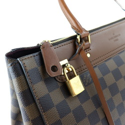 LOUIS VUITTON Louis Vuitton Greenwich Handbag N41337 Damier Canvas Brown 2way Shoulder Bag