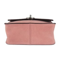 COACH shoulder bag 12092 leather pink chain pochette crossbody