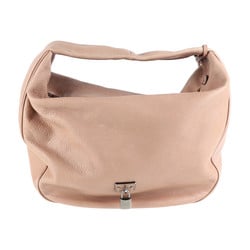 LOEWE Loewe Calie handbag leather pink beige semi-shoulder