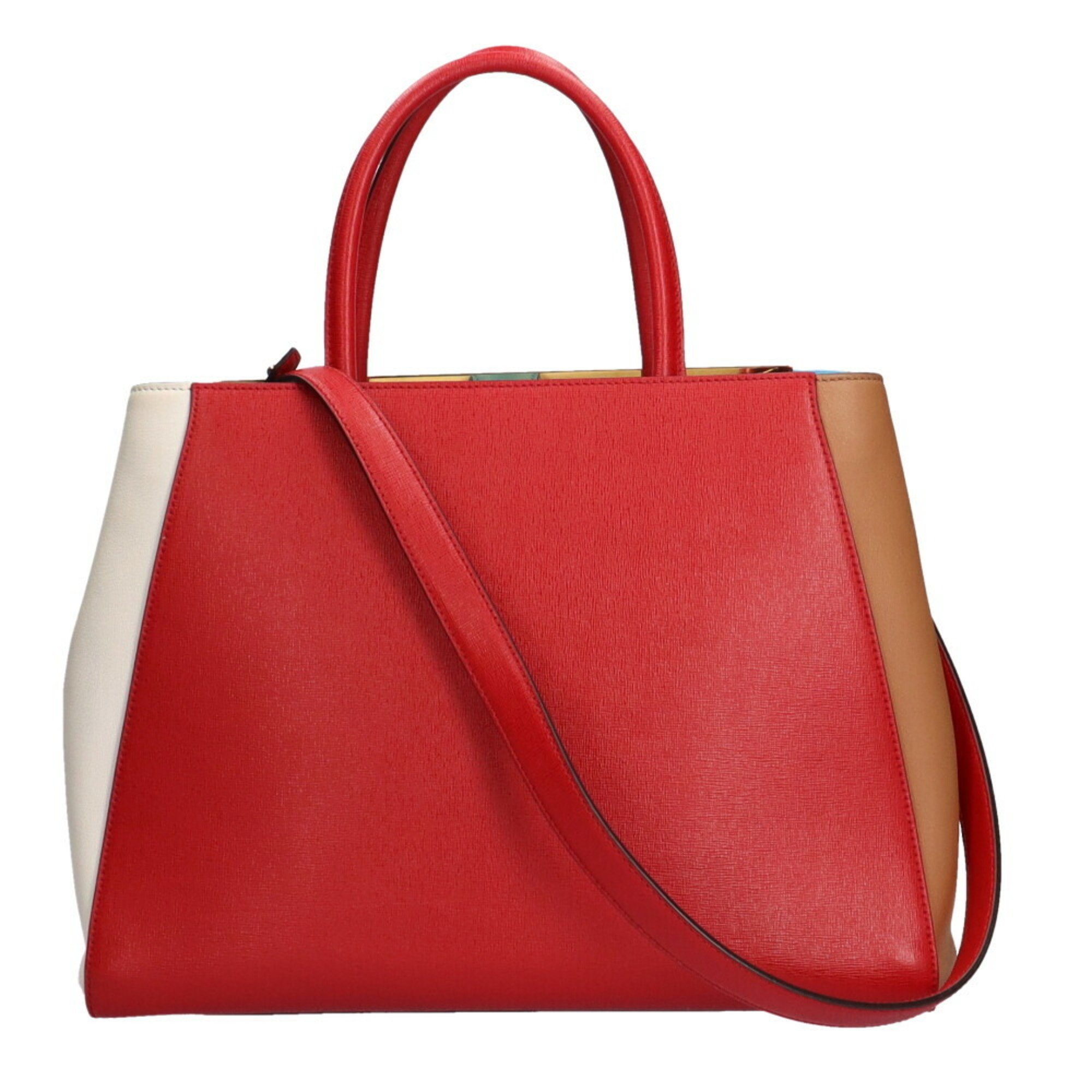 Fendi FENDI toujour shoulder bag leather red ladies