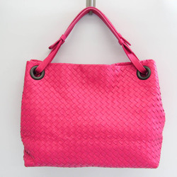Bottega Veneta Intrecciato Women's Leather Tote Bag Pink