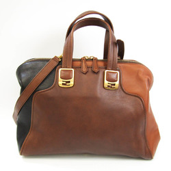 Fendi Chameleon 8BL110 Handbag,Shoulder Bag Black,Brown,Light Brown