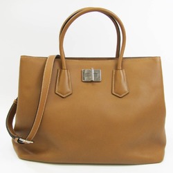 Prada Women,Men Leather Handbag,Shoulder Bag Light Brown