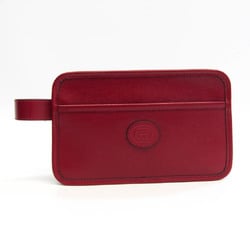 Gucci Interlocking Travel Case 625764 Men,Women Leather Clutch Bag,Pouch Red Color