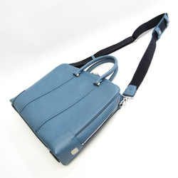 MCM MMF 5SLS62 LU001 Men's Leather Handbag,Shoulder Bag Light Blue