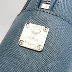 MCM MMF 5SLS62 LU001 Men's Leather Handbag,Shoulder Bag Light Blue