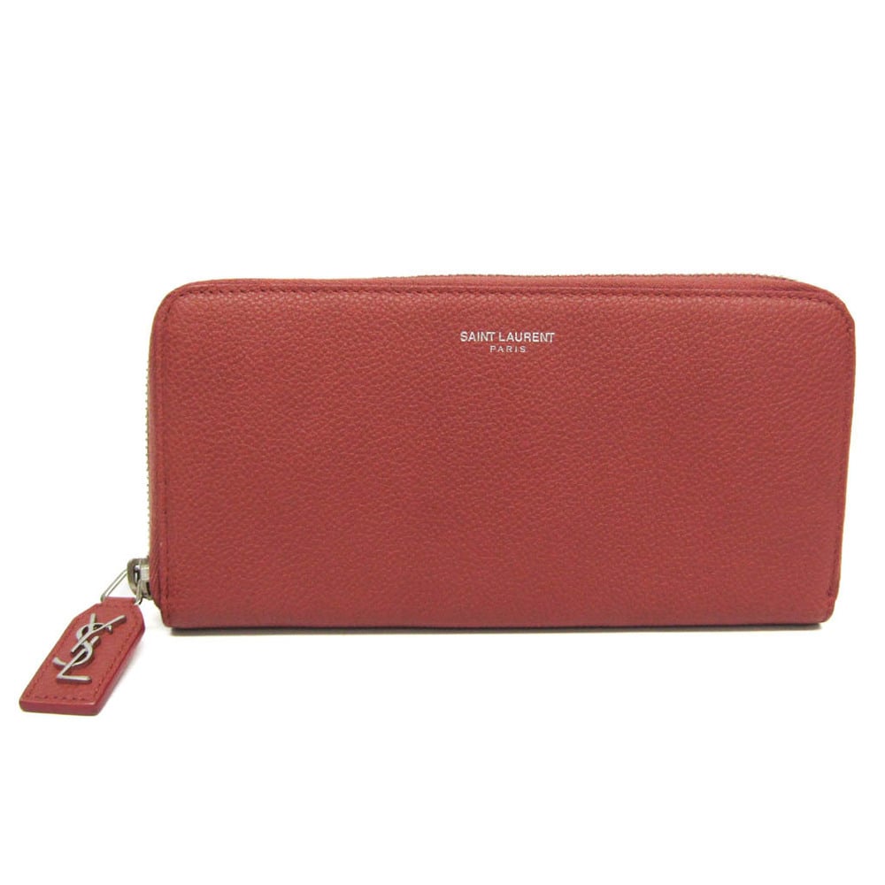 Prada Saffiano Bi-fold Long Leather wallet women's in Pink