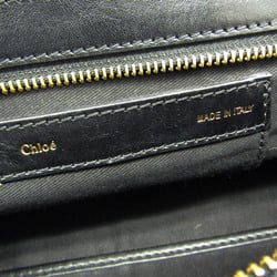 Chloé Little Alice 3S0158 Women's Leather Handbag,Shoulder Bag Black,Off-white