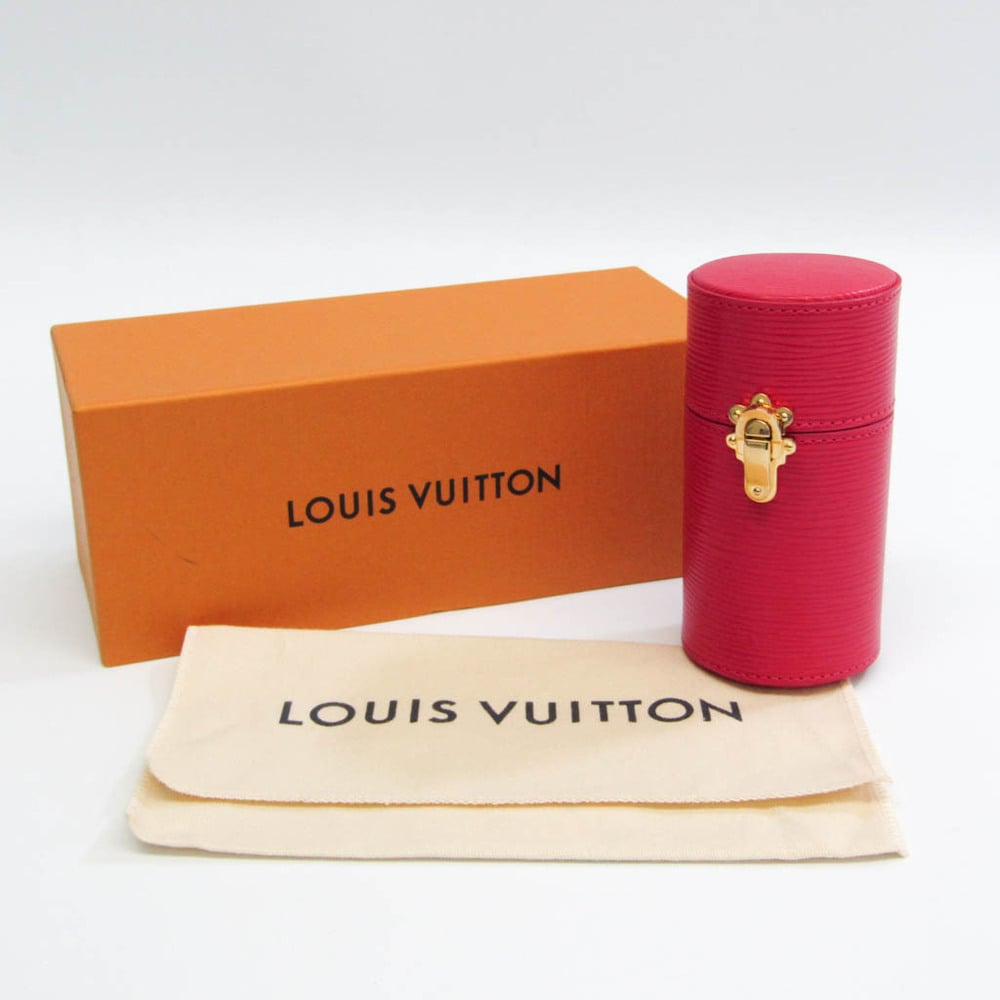 Louis Vuitton Epi Leather Others Fuchsia Travel case perfume case