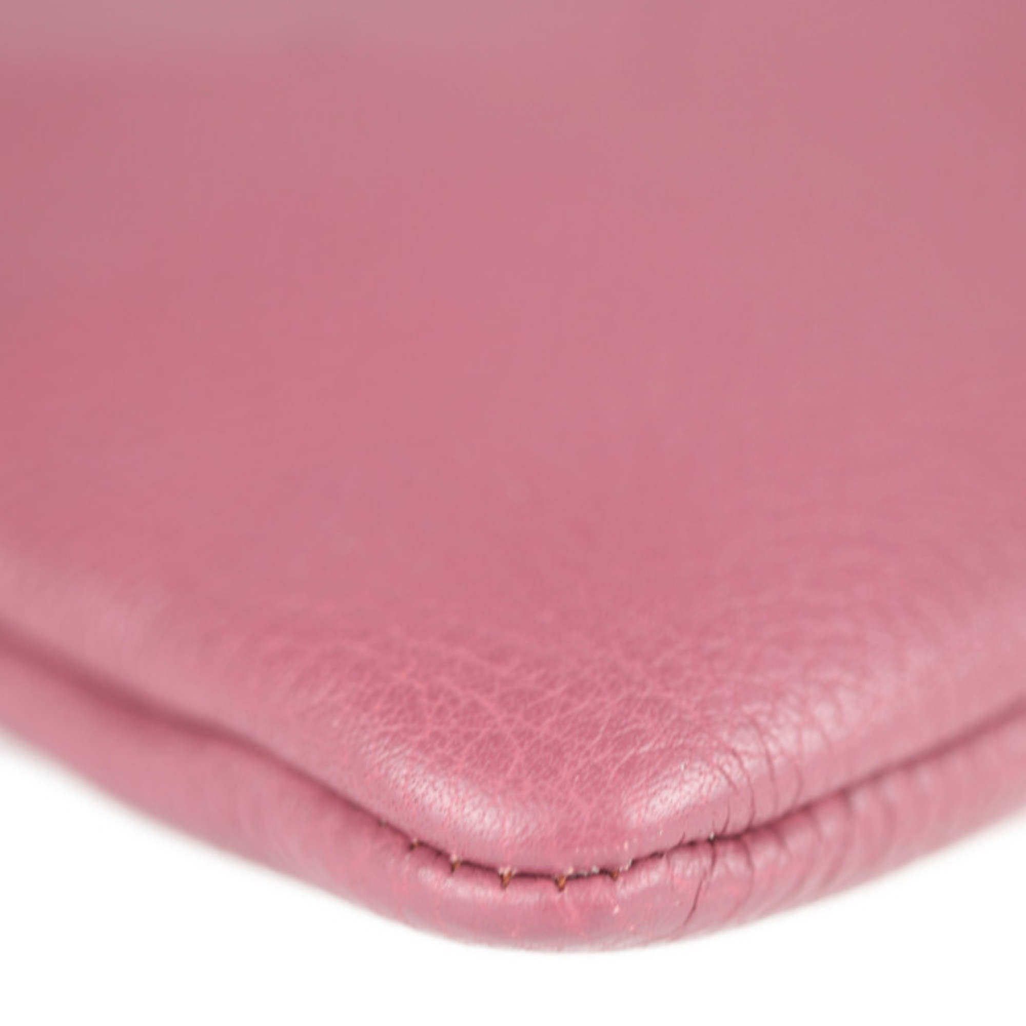 GUCCI Gucci Bamboo Tassel Clutch Bag 376858 Leather Pink