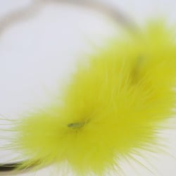 FENDI Fendi monster bracelet metal fur gold yellow bangle