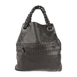 BOTTEGA VENETA Bottega Veneta handbag 273167 leather brown studs tote bag