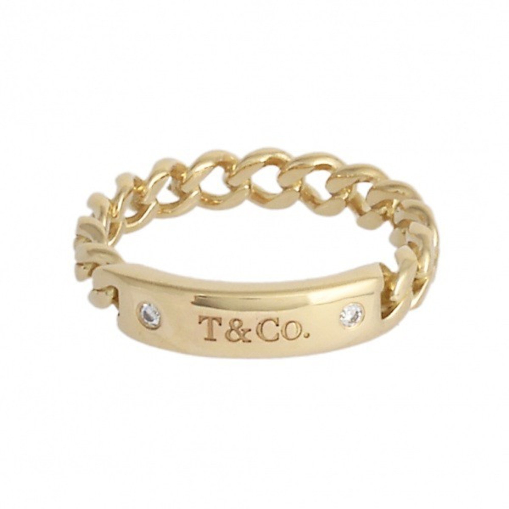 Tiffany Microlink Ring 18K Yellow Gold __