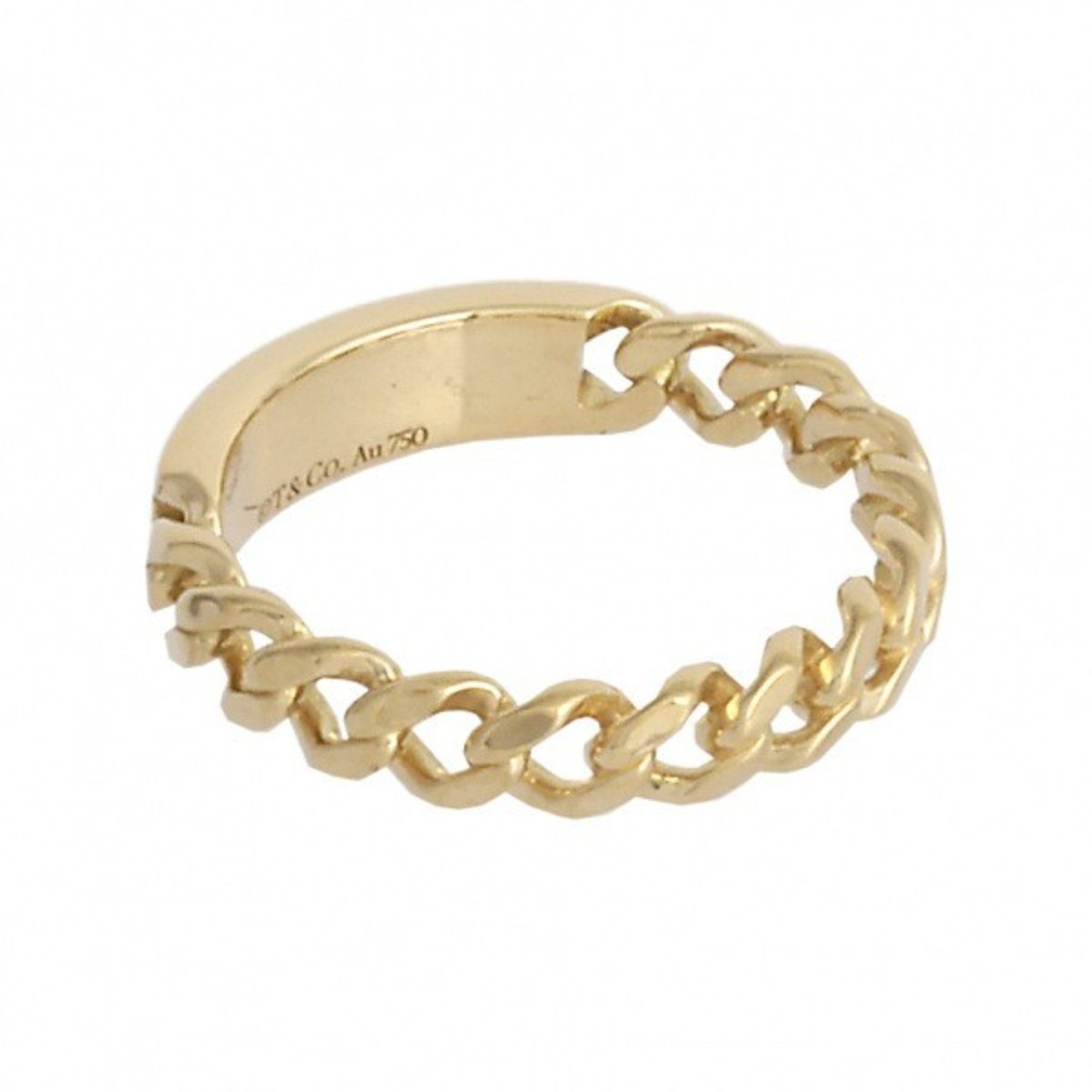 Tiffany Microlink Ring 18K Yellow Gold __