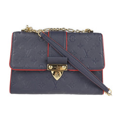 Louis Vuitton Handbag Crossbody Shoulder Bag Vivienne NM Magenta Leather x  Silver Hardware 2Way Ladies