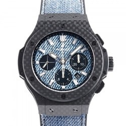 Hublot HUBLOT Big Bang Jeans Carbon World Limited 250 301.QX.2740.NR.JEANS16 Blue/Black Dial Watch Men's